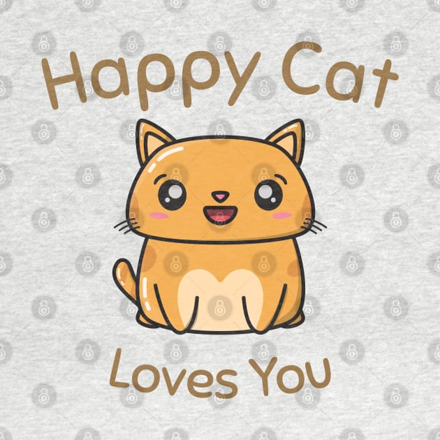 Happy Cat Loves You by StimpyStuff